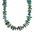 Native American Genuine Sterling Silver Turquoise Bead Necklace AX129229